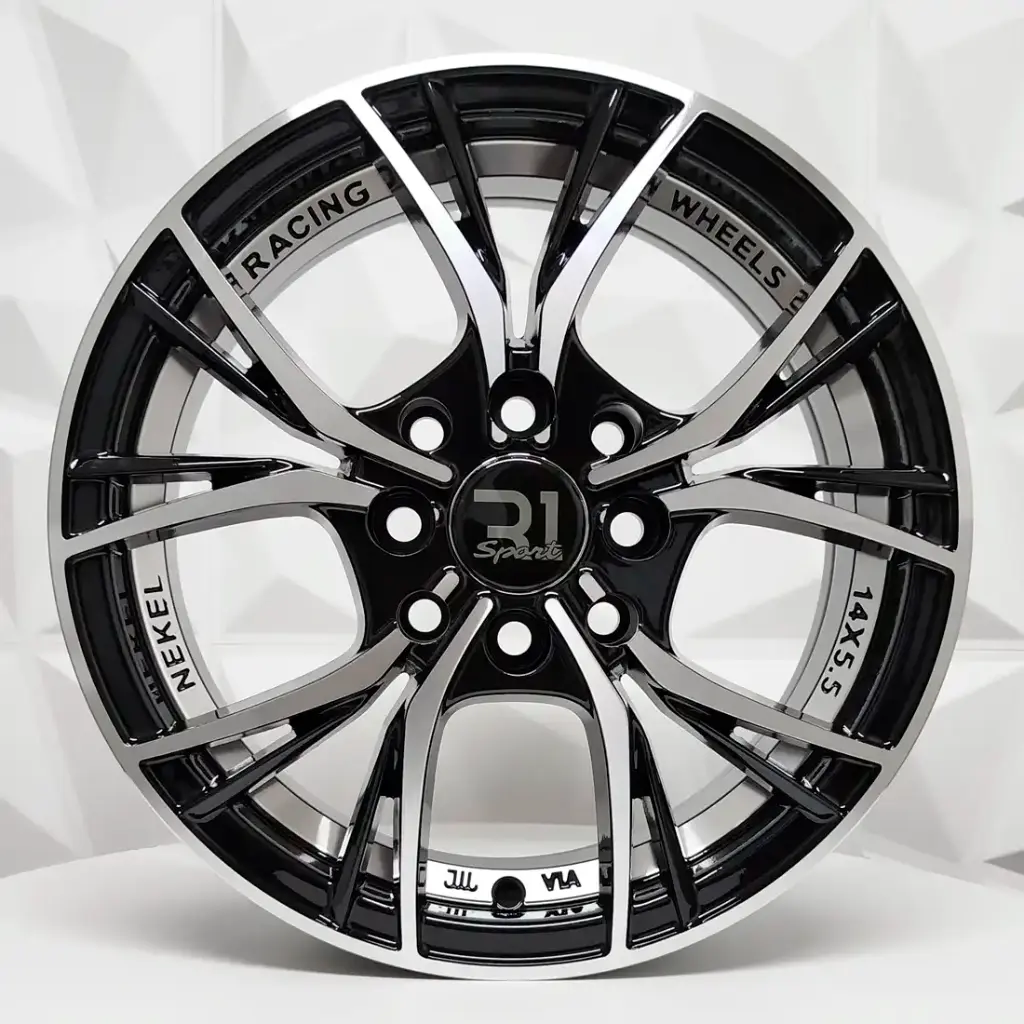 RIN 14X5.5 4-100/114.3 R1 SPORT RGW8826 MACHINE BLACK+UNDERCUT ET38 CB73.1 