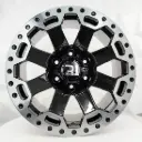 RIN 17X9 6-139.7 R1 SPORT LGS34 BLACK MI+BLACK CLEAR COATING ET0 CB110.1 