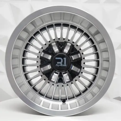 [147554] RIN 14X8 6-139.7 R1 SPORT JWC265 BLACK MACHINE FACE MACHINE LIP ET-13 CB110